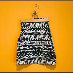 Black and white skirt